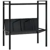 vidaXL Bibliothèque 2 niveaux Noir 52x28x59 cm bois d'ingénierie