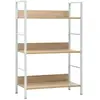 vidaXL Bibliothèque à 3 niveaux chêne 60x27,6x90,5cm bois d'ingénierie