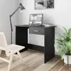 vidaXL Bureau Noir 100 x 50 x 76 cm Aggloméré