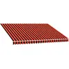vidaXL Toile d'auvent Orange et marron 350x250 cm
