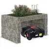 vidaXL Garage tondeuse à gazon lit surélevé 110x80x60 cm Fil en acier