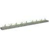 vidaXL Lit surélevé à gabion Acier galvanisé 360x30x10 cm
