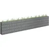 vidaXL Lit surélevé à gabion Acier galvanisé 450x30x90 cm