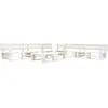 vidaXL Salon de jardin palette 6 pcs Bois Blanc