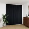 vidaXL Rideau occultant avec crochets Noir 290x245 cm