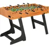 vidaXL Table de football pliante 121 x 61 x 80 cm Marron clair