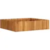 vidaXL Lit surélevé de jardin 100x100x25 cm Bois massif d'acacia