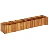 vidaXL Lit surélevé de jardin 150x30x25 cm Bois massif d'acacia
