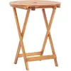 vidaXL Table pliable de jardin 60x75 cm Bois d'acacia massif
