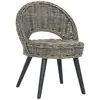 Vidaxl - Chaise de canapé rotin kubu noir Noir