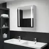 vidaXL Armoire de salle de bain à miroir LED 60x14x62 cm 285125