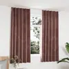 vidaXL Rideau occultant et crochet 2pcs Velours Rose antique 140x175cm