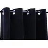 vidaXL Rideaux occultants avec anneaux 2 pcs Velours Noir 140x175 cm