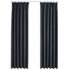 vidaXL Rideaux occultants avec crochets 2 pcs Anthracite 140x225 cm