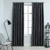 vidaXL Rideaux occultants et crochet 2pcs Velours Anthracite 140x175cm