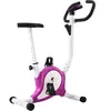 vidaXL Vélo d'appartement avec résistance à courroie Violet
