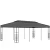vidaXL Tonnelle de jardin 3 x 6 m Anthracite