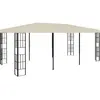 vidaXL Belvédère 3x6 m Crème