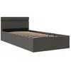 vidaXL Cadre de lit à rangement hydraulique sans matelas 90x200 cm