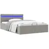 vidaXL Cadre de lit à rangement hydraulique sans matelas 140x200 cm