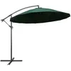 vidaXL Parasol suspendu Vert 3 m Aluminium