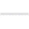vidaXL Paravent 9 panneaux Tissu 1200 x 120 cm Blanc sable