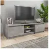 Vidaxl - Meuble tv Gris béton 140x40x35,5 cm Bois d'ingénierie