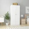 vidaXL Garde-robe Blanc 80x52x180 cm Aggloméré