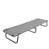 vidaXL Chaise longue pliable gris Acier