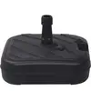 vidaXL Socle de parasol Rempli de sable/d'eau 24 L Noir
