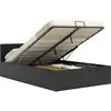 vidaXL Cadre de lit avec rangement hydraulique 140x200 cm similicuir
