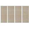 vidaXL Tapis rectangulaires Bambou naturel 4 pcs 120x180 cm