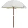 vidaXL Parasol avec mât en acier 240 cm Sable