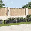 vidaXL Lit surélevé de jardin Acier galvanisé 320x40x45 cm Anthracite