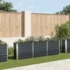 vidaXL Lit surélevé de jardin Acier galvanisé 240x40x77 cm Anthracite