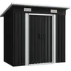 vidaXL Abri de jardin Anthracite Acier
