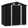 vidaXL Abri de stockage pour jardin Anthracite Acier 204x132x186 cm