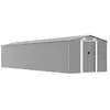 vidaXL Abri de jardin Gris 257x990x181 cm Acier galvanisé