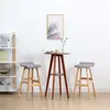 vidaXL Tabourets de bar lot de 2 gris clair tissu