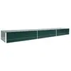 vidaXL Lit surélevé de jardin Acier galvanisé 480x80x45 cm Vert