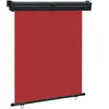 vidaXL Auvent latéral de balcon 140x250 cm Rouge