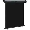 vidaXL Auvent latéral de balcon 140x250 cm Noir