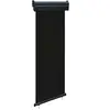 vidaXL Auvent latéral de balcon 65x250 cm noir