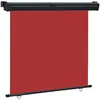 vidaXL Auvent latéral de balcon 170x250 cm Rouge