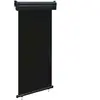 vidaXL Auvent latéral de balcon 105x250 cm noir