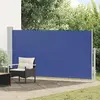 vidaXL Auvent latéral rétractable de patio 170x300 cm Bleu