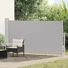 vidaXL Auvent latéral rétractable de patio 170x300 cm Gris