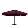 vidaXL Parasol d'extérieur avec mât en aluminium 600 cm Bordeaux