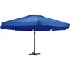 Vidaxl - Parasol d'extérieur avec mât en aluminium 500 cm bleu azuré