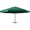 Vidaxl - Parasol d'extérieur avec mât en aluminium 600 cm Vert Vert